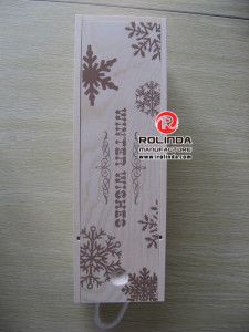 Hot Sellling Factory Price Wooden Wine Packing Box