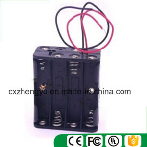 8AAA Battery Holder with Red/Black Wire Leads